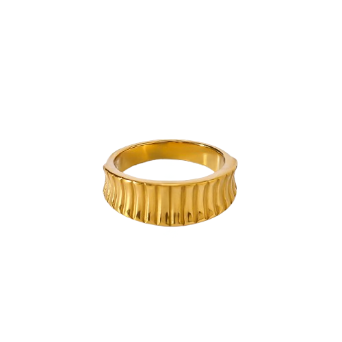 Anillo Estilo Romano Dorado
