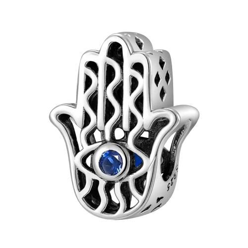 Charm diseño Mano egipcio en Plata de Ley .925