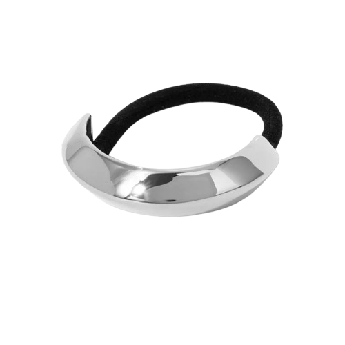 Liga para el Cabello Geométrico – Estilo Casual en Acero Inoxidable