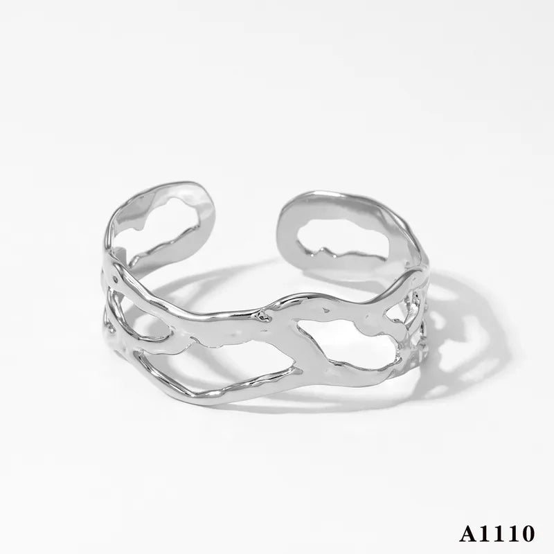 Brazalete de Acero Inoxidable 304 Chapado en Oro 16K
