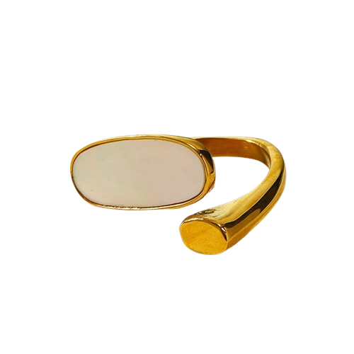 Anillos Estilo Alma Blanca de Acero Inoxidable