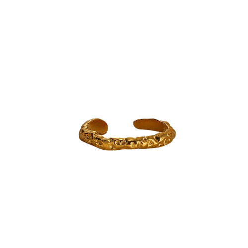 Anillo Estilo Minimalista Dorado