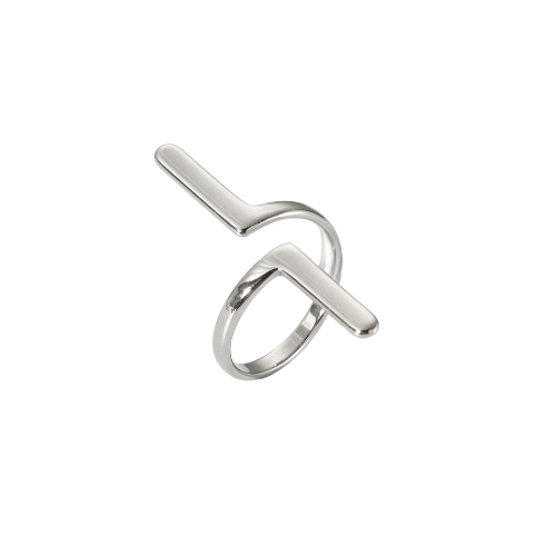 Anillo Plateado Estilo Egipcio