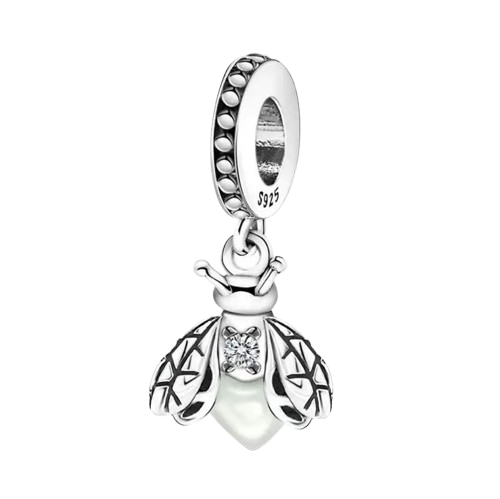 Charm Plata .925 con Luciérnaga que brilla en la obscuridad